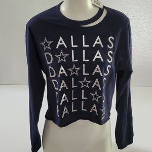 PINK Victoria's Secret Dark Blue Dallas Crop Top